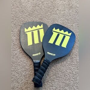 Black and Yellow Pickleball Paddle Set